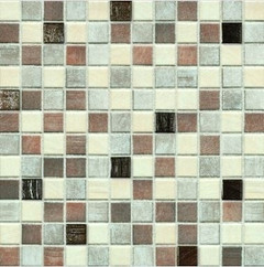 Jasba Senja Pure Mosaik 3306 31,6 x 31,6 cm wood-mix metallic