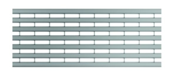 Aco Profiline 2.0 Längsprofilrost Stahl Nennmaß 130 mm