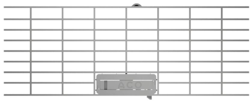 Aco Profiline 2.0 Maschenrost 30/10 Edelstahl mit Arretierung 0,5 m