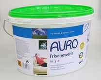 Auro Frischeweiss 328 Innenwandfarbe 10 Ltr. weiß
