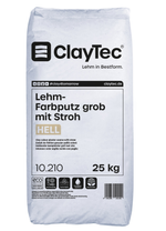 Claytec Lehm-Farbputz grob 25 kg