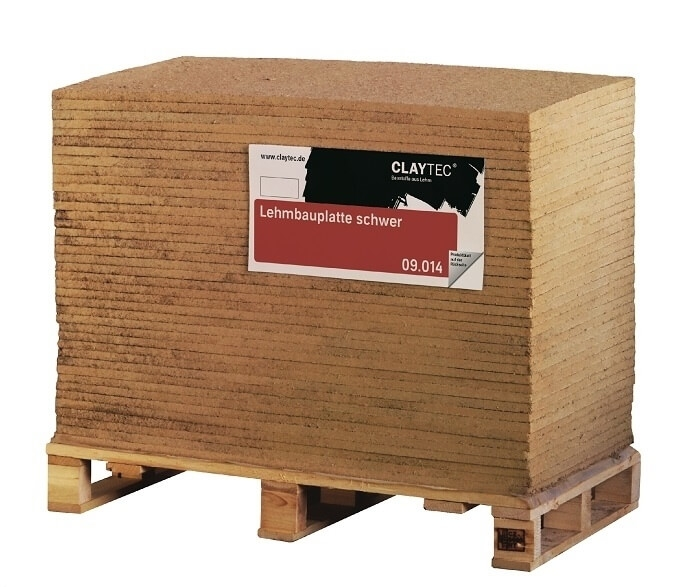 Claytec Lemix Lehmbauplatte schwer 125cm x 62,5 cm