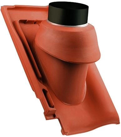 Creaton Futura Thermen-Abgasrohr NW110 naturrot oder engobiert