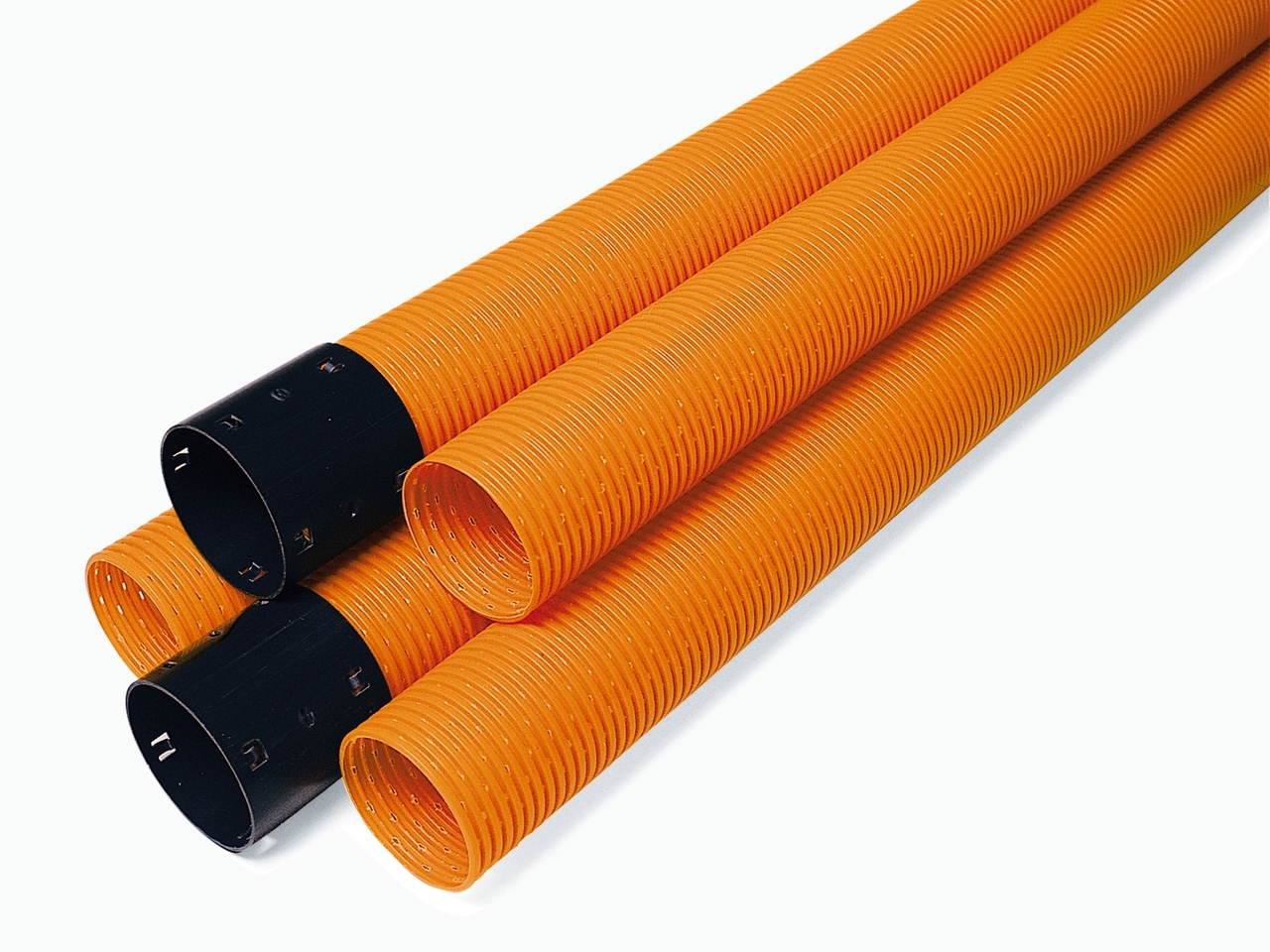 Fränkische Rohrwerke opti-drän Rohr gelocht DN 100 Länge 2,5 m