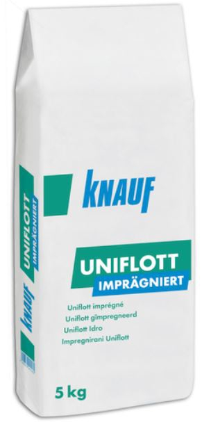 Knauf Uniflott imprägniert Gips-Spachtelmasse 5 kg-Sack