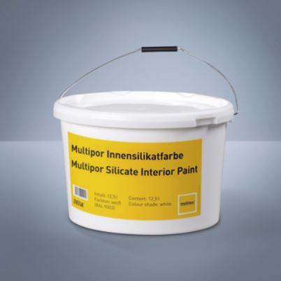 Multipor Innensilikatfarbe weiß 15 Liter