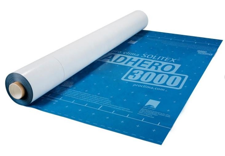 Pro Clima Solitex Adhero 3000 selbstklebende Luftdichtungs-und Witterungsschutzbahn 1,5 m x 30 m