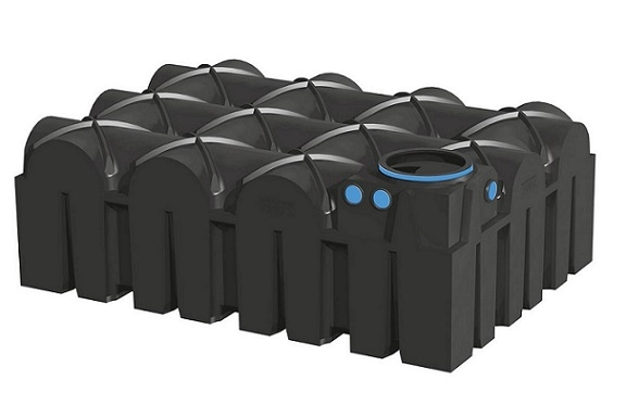 Rewatec F-Line 7500 Liter Flachtank Regenwassertank