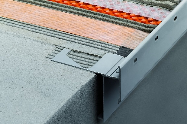 Schlüter Bara RAKE Randprofil 2,5 m grau-metallic