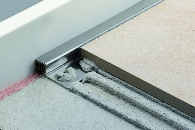 Schlüter Dilex-AKSA Anschlussprofil Alu hellbeige 2,5 m