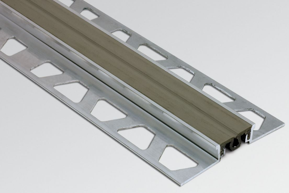 Schlüter Dilex-AKSBT 20 Bautrennfugenprofil Alu grau 2,5 m