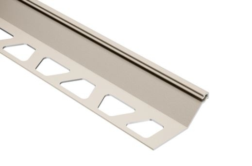 Schlüter Finec-SQ Abschlussprofil Alu strukturbeschichtet creme 2,5 m
