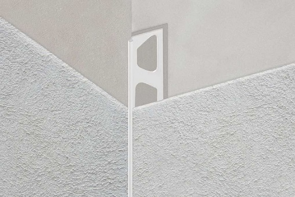 Schlüter Finec AC Abschlussprofil 2,5 m Alu brilliantweiß matt