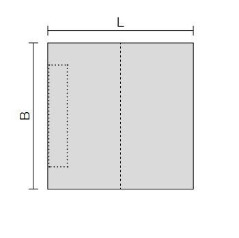 Schlüter Kerdi Shower LTS Gefälleboard für Linienentwässerung Wandversion quadratisch