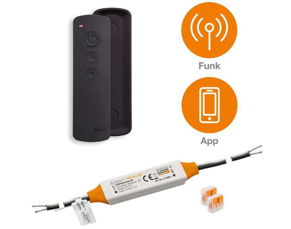 Schlüter Liprotec EBR 1 PRO Bluetooth-Receiver inkl. Fernbedienung