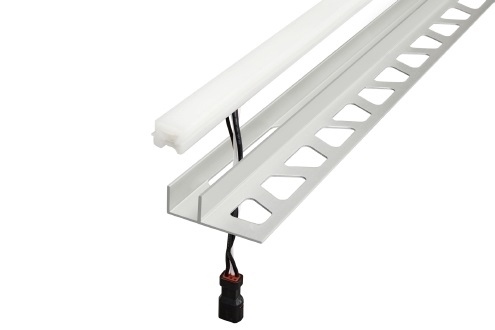 Schlüter Liprotec LLPM Plug&Play LED-Modul Aluminium warmweiß
