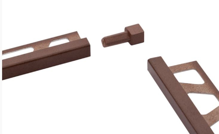 Schlüter Quadec TSOB Außen-/Innenecke 90° Alu bronze strukturbeschichtet