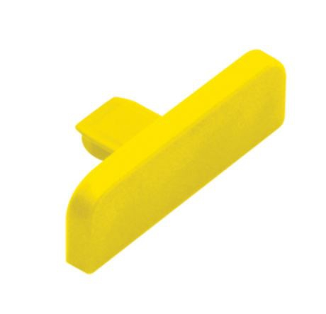 Schlüter Trep-S/EK Endkappe Treppenprofil citrusgelb 26 mm schmal