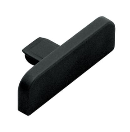 Schlüter Trep-S/EK Endkappe Treppenprofil graphitschwarz 26 mm schmal