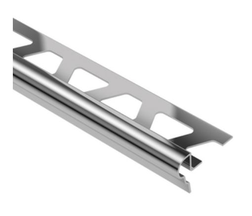 Schlüter Trep FL E Treppenprofil 2,5 m Edelstahl V2A