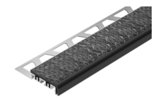 Schlüter Trep V 42 Treppenprofil fugengrau Länge 2 m