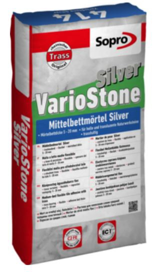 Sopro VST 414 VarioStone MittelBettmörtel Silver 25 kg