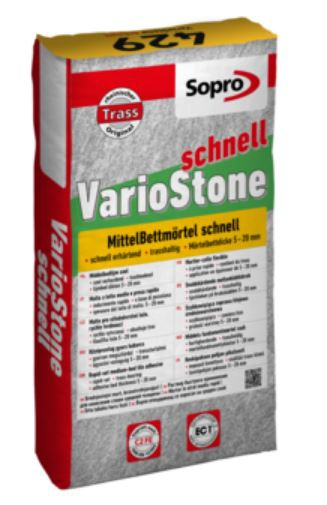 Sopro VST 429 VarioStone MittelBettmörtel schnell 25 kg