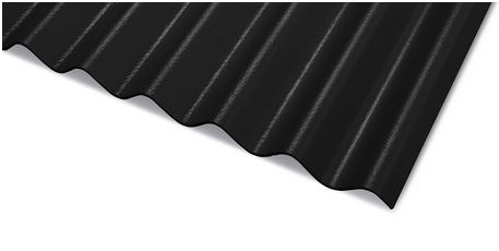 Swisspearl Wellplatte Profil 5 schwarz