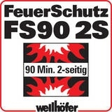 Wellhöfer Aufpreis Feuerschutz FS90 2S für maßgefertigte Bodentreppen