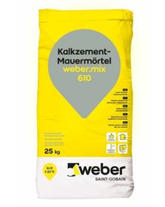 weber.mix 610 Kalk-Zement-Mauermörtel Standardmauerwerk 40 kg
