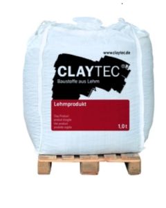 Claytec Baulehm erdfeucht Deckenfüllung Big-Bag 1000 kg