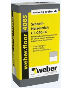 weber.floor 4065 Schnell-Heizestrich 25 kg