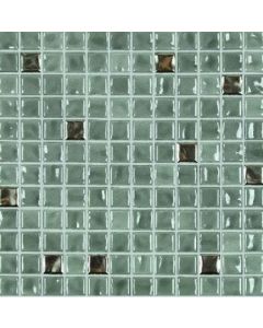 Jasba Amano Mosaikfliese 41929 H 31,6 x 31,6 cm mittelgrau-metallic-mix