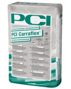 PCI Carraflex weiß Dünnbettmörtel für Naturwerksteine 25 kg