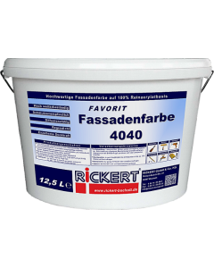 Rickert FAVORIT Fassadenfarbe 4040 12,5 ltr.