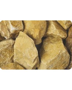 Gabionenstein Marmor Gold-Ocker 50 - 100 mm 1000 kg