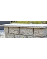 Mauerabdeckplatte Granit 100 x 30 x 4 cm hellgrau